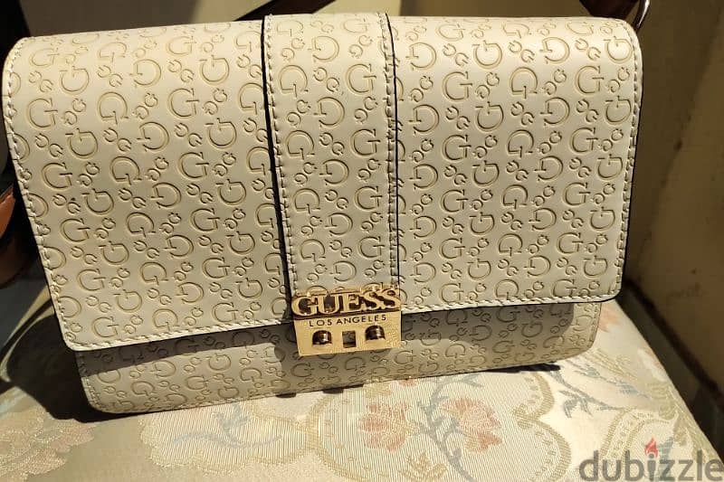 Guess Factory Evie Embossed Logo Shoulder Bag 2