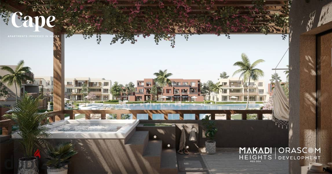 Ground Floor Studio with Garden, Fully Finished in Hurghada, First Row by the Sea 11