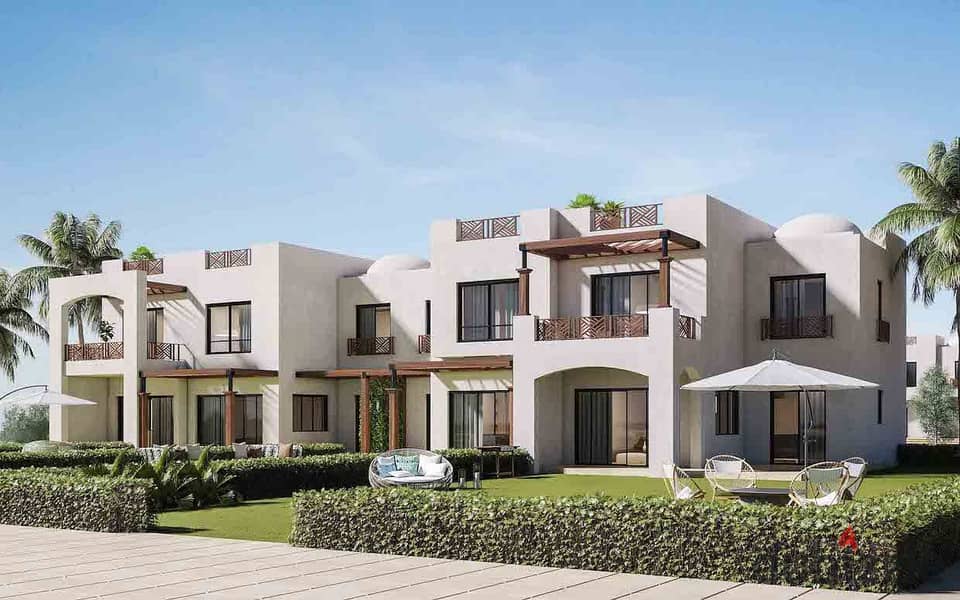 Ground Floor Studio with Garden, Fully Finished in Hurghada, First Row by the Sea 13