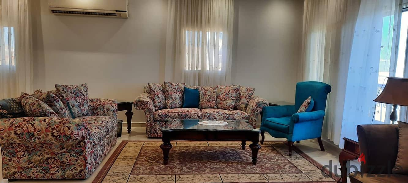 apartment for rent with a luxurious furniture in shekh zayed beverlly hills 2