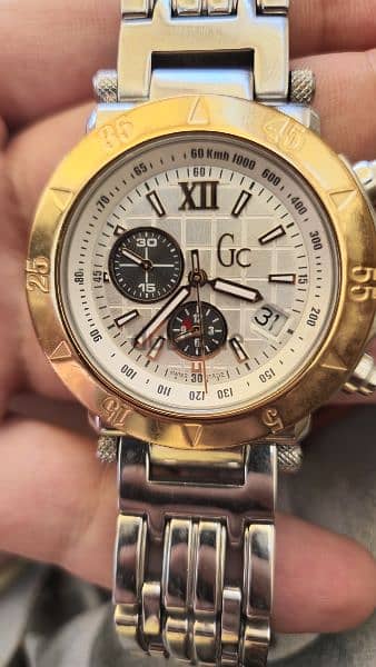 ساعة سويسرى جيس Guess Gc swiss made watch