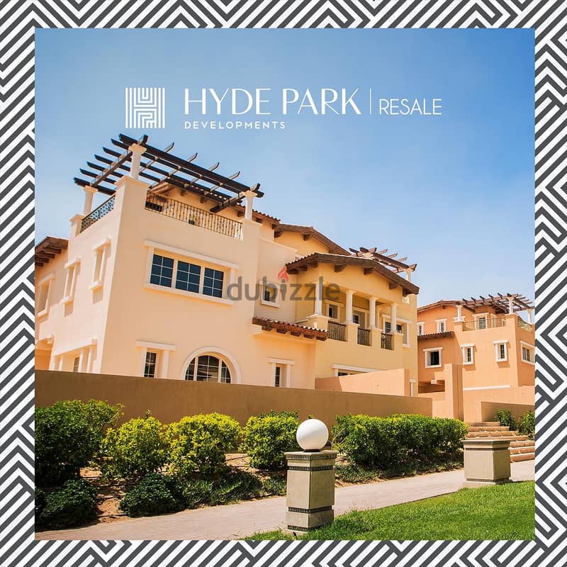 للبيع فيلا 215م في قلب التجمع هايد بارك hyde park بسعر حصري وبأجمل فيو 8