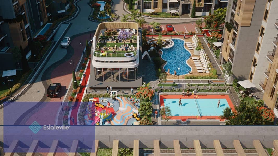 3-bedroom apartment with lakes, steps from the American University, the most luxurious compound in the settlement, Sur in Sur, with Diyar Al Mukhabara 7