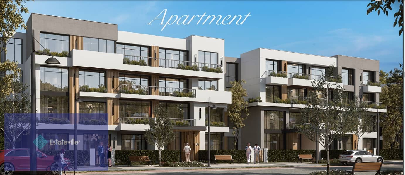 Apartment for sale with 5% down payment and installments over 8 years in a compound in Sheikh Zayed with a strong developer 4