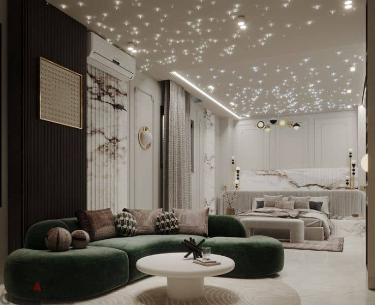 ديكور الفيبر اوبتكس Fiberoptics stars Decor 1