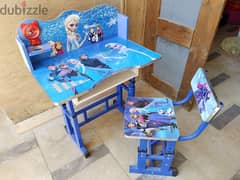 kids desk frozen print