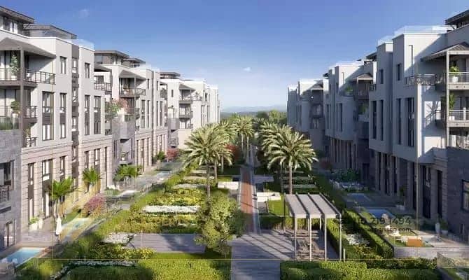 Prime location Apartment with garden for sale in Trio gardens 3