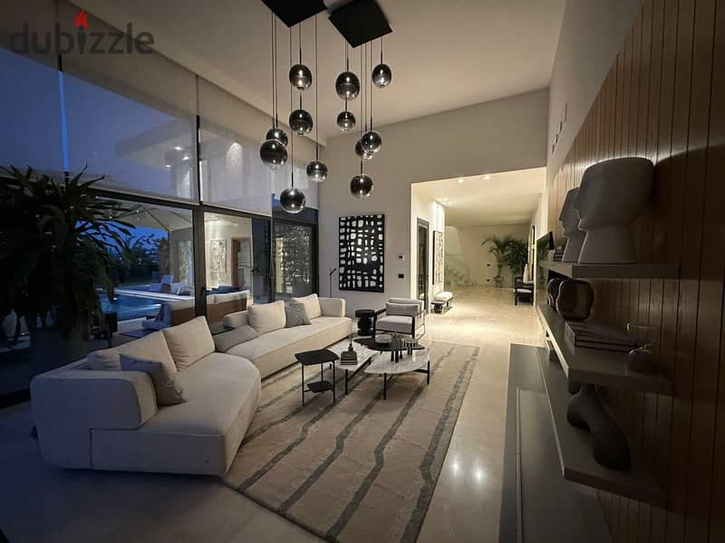 فيلا 936م للبيع بحمام سباحه في اكتوبر كمبوند سوان ليك حسن علام Villa 6BR'S with Private Pool in Swanlake West By Hassan Alllam October 2