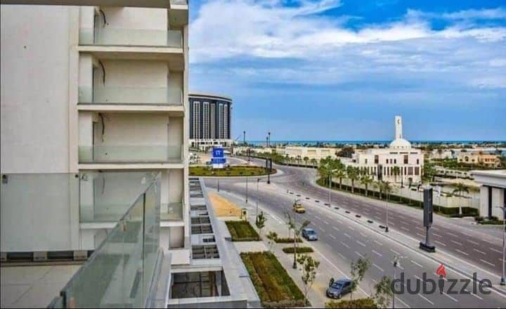 شقة للبيع 140م  فيو بحر متشطب بالكامل وجاهز للمعاينه امام ابراج العلمين الساحل الشمالي Apartment 140m Fully Finished, Mazarine El Alamein North Coast 10