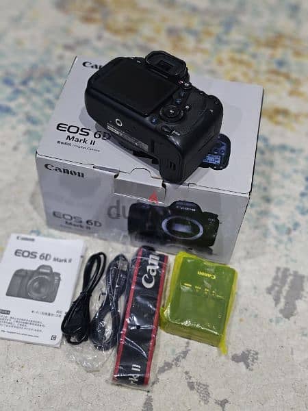 New Canon 6D mark2 + Lens 50m Stm F 1.8 2