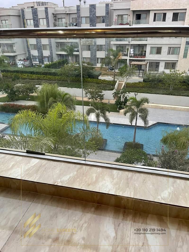 A luxury furnished apartment for rent in Galeria moon valley Compound, Fifth Settlement 4