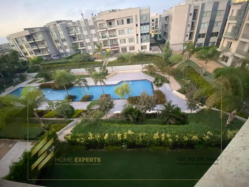 A luxury furnished apartment for rent in Galeria moon valley Compound, Fifth Settlement 5