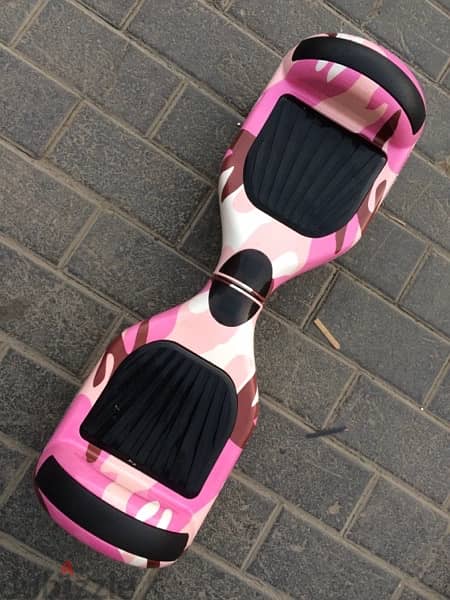 هوفر بورد مقاس ٦ ونص انش لون بينك - Hover board 6.5 inch pink 0