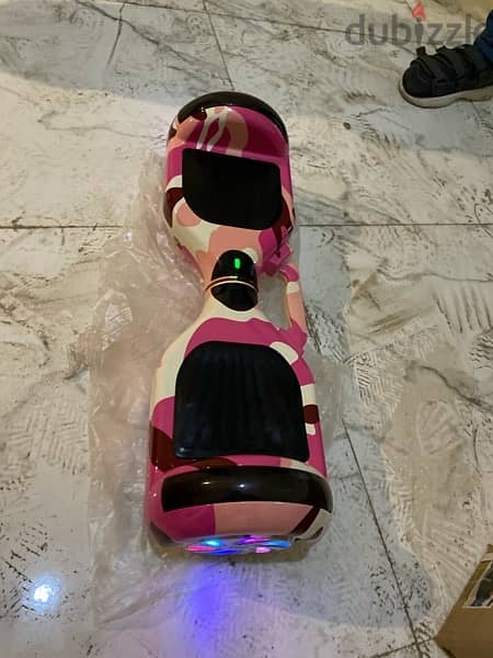 هوفر بورد مقاس ٦ ونص انش لون بينك - Hover board 6.5 inch pink 3