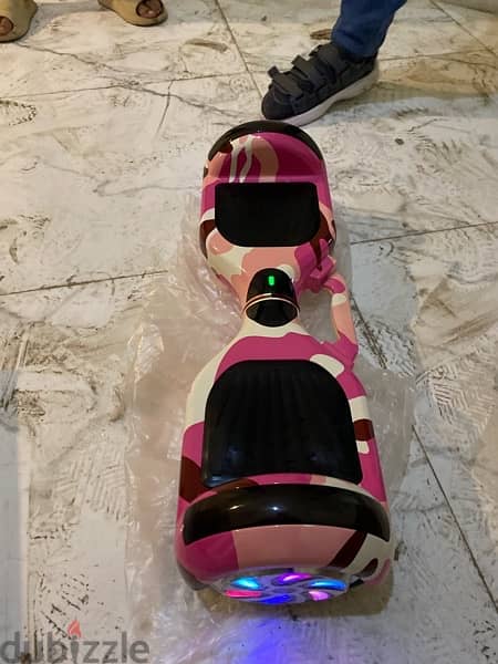 هوفر بورد مقاس ٦ ونص انش لون بينك - Hover board 6.5 inch pink 5