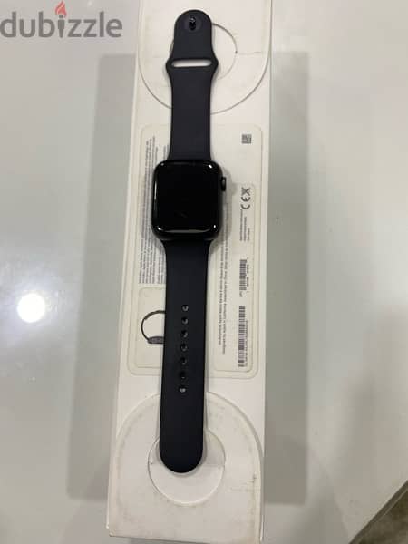 ساعه  ابل SERIES 4 Space Gray Aluminum Case Black Sport Band 44 MM 2