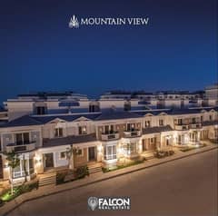 استلم فوري تاون هاوس  3 ادوار بفيو مميز علي مساحات خضراء في ماونتن فيو اكتوبر بارك Mountain View October Park