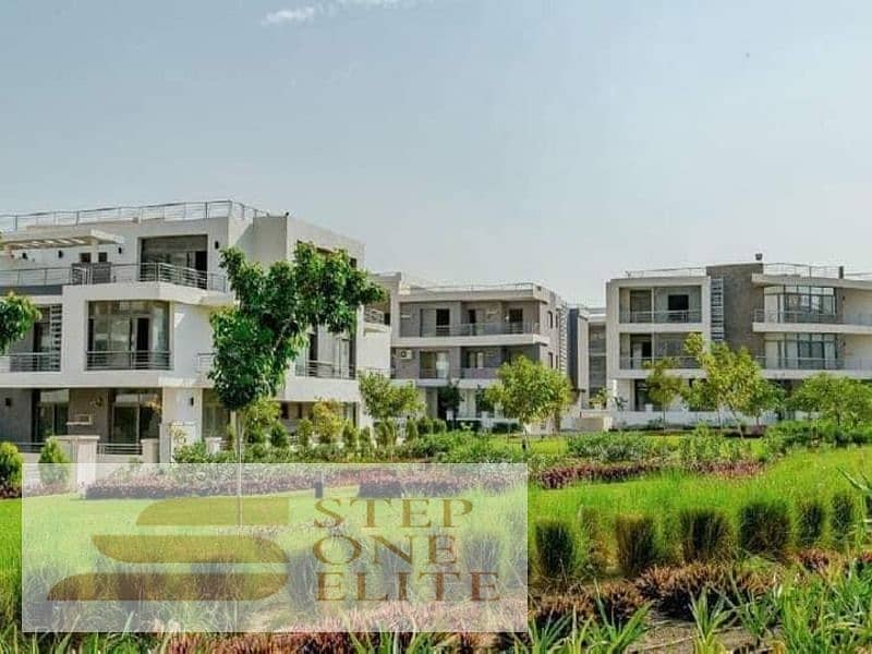 Apartment on 3 main destinations with 8-year installments for sale in Taj City Compound 6