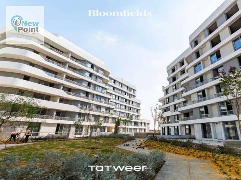 Fully finished apartment for sale 256m in Bloomfields Mostakbal City Compound 0