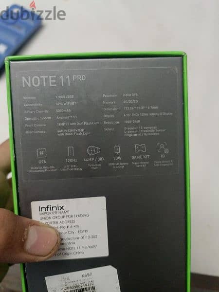 infinix note 11pro 6