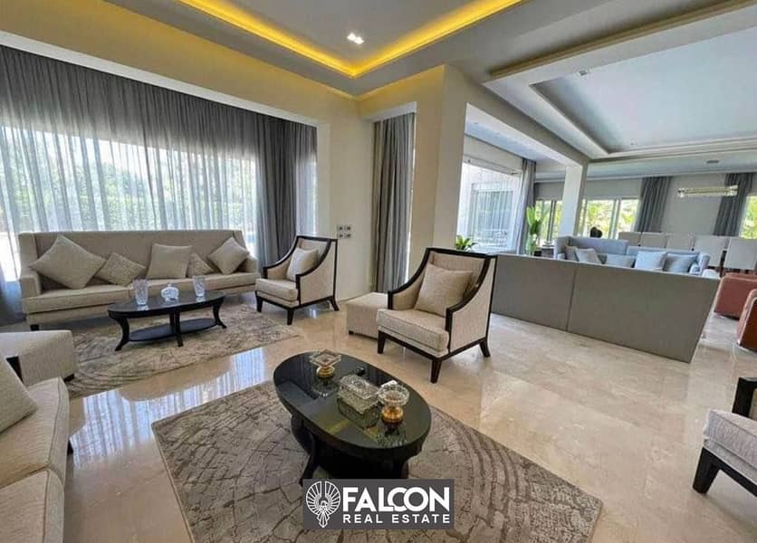 Finished villa [420 sqm - 3 floors] - Excellent location in Zayed, The Estates Compound, Beverly Hills extension 1