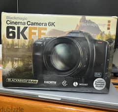 Black Magic 6k fullframe Camera