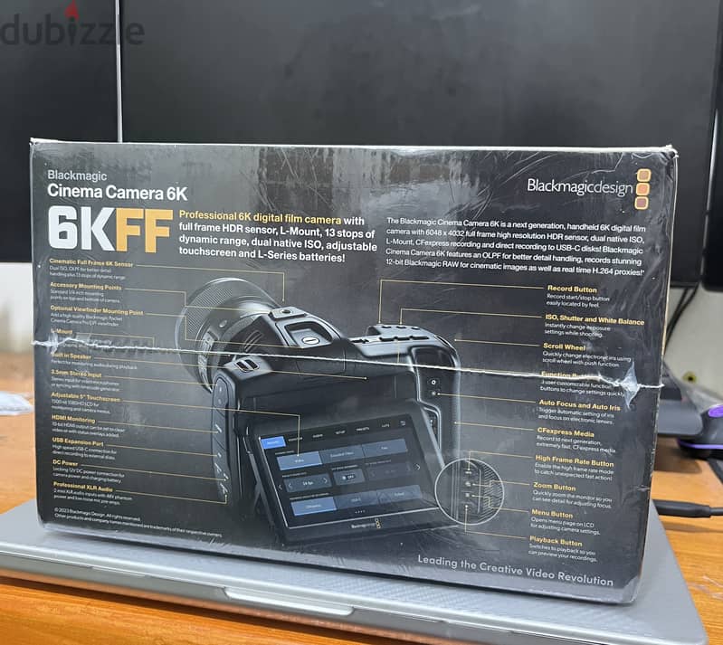 Black Magic 6k fullframe Camera 2