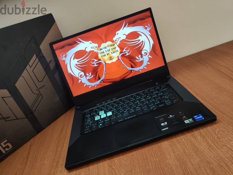 Asus Tuf  RTX 3060 6gb i 7 11370H 11 جيل 2