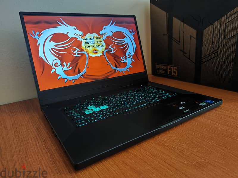 Asus Tuf  RTX 3060 6gb i 7 11370H 11 جيل 3