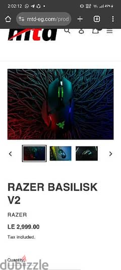 mouse razer basilisk v2