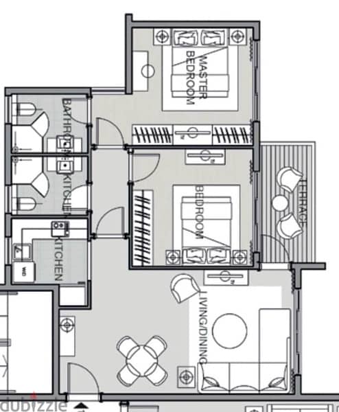 للبيع بمدينة نور ٩٨ م   Apartment for sale at nour city Tmg 98m 5