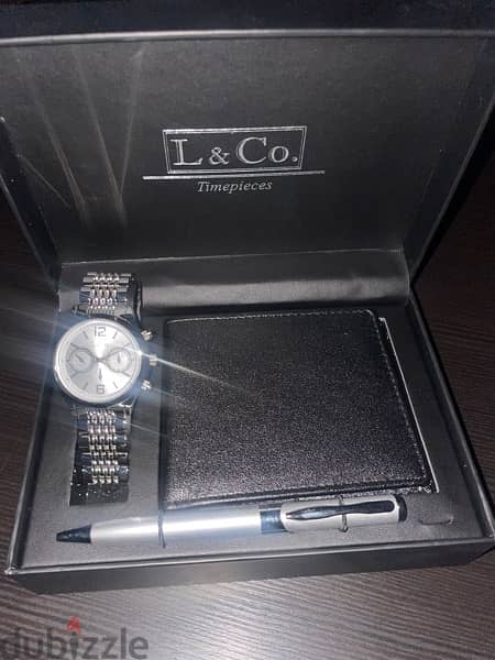 L & CO brand new watch + wallet + pen 2