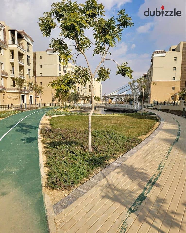 Apartment with garden in Sarai with a down payment of 800,000 next to Madinaty 2