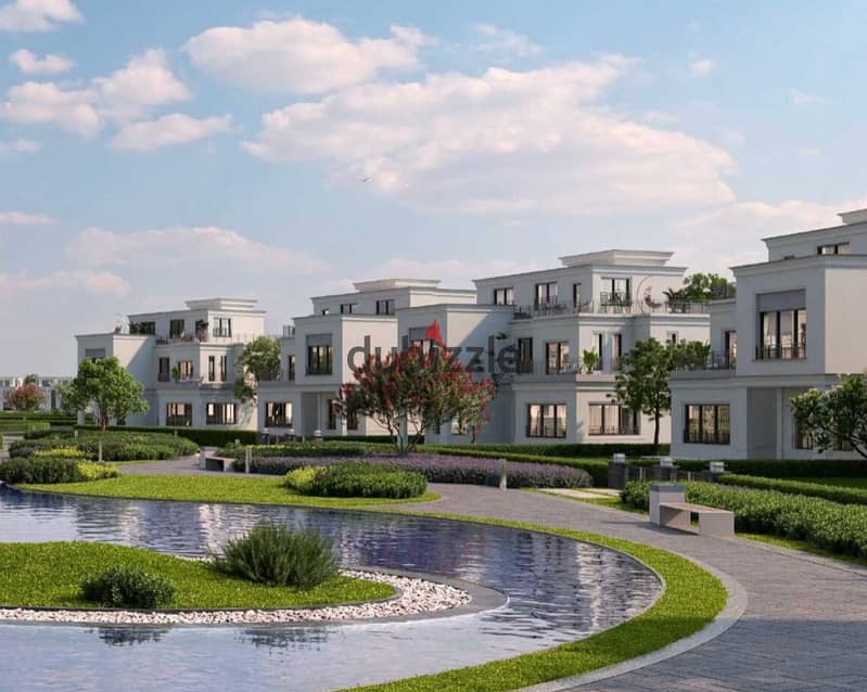 Live in a villa with a landscape view, in installments over 9 years, in a prime location in Sheikh Zayed, from NAIA West, next to SODIC 5