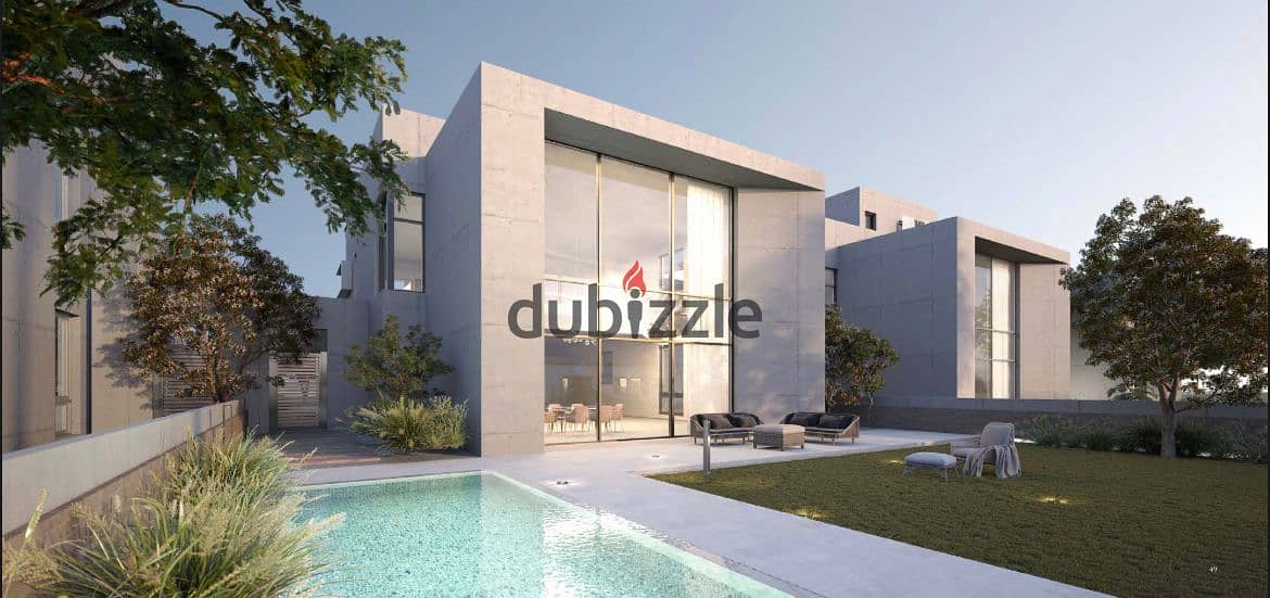 Live in a villa with a private swimming pool in Sheikh Zayed at a very special price and in installments over the longest period without interest in V 12