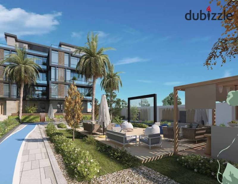 Live in a garden apartment with 8-year installments in a prime location in Old Sheikh Zayed. 2