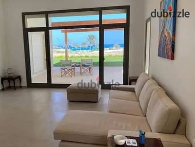 Chalet for sale in Amwaj, ground floor with garden, panoramic sea view, installments and special price