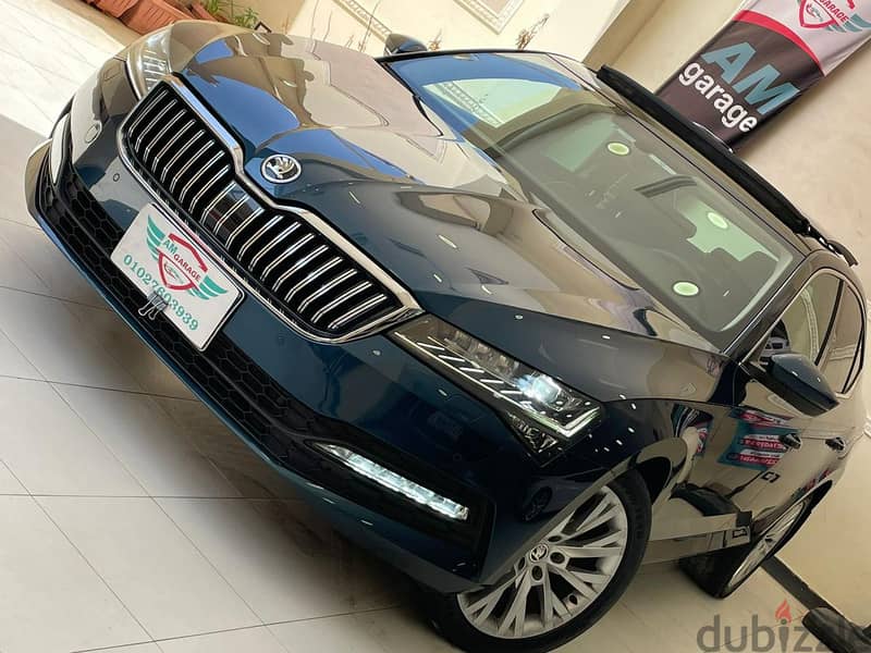 سكودا سوبرب ٢٠٢١ اعلي فئه فابريكا بالكامل - Skoda Superb 2021 1