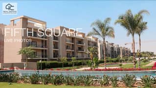 With Installments Studio with garden view landscape for sale in Fifth Square Compound