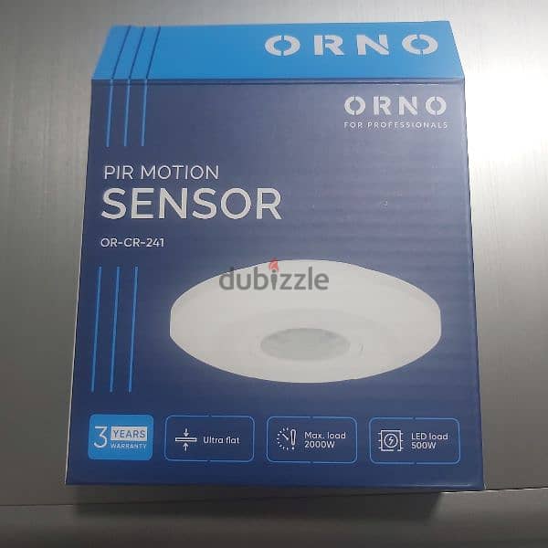 مستشعر حركة بالاشعة تحت الحمراء للأماكن الداخليه ORNO SENSOR 14