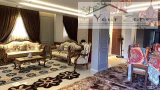 Apartment for rent, ground floor, with two gardens   In Sheikh Zayed, it is an administrative building with a private entrance 0