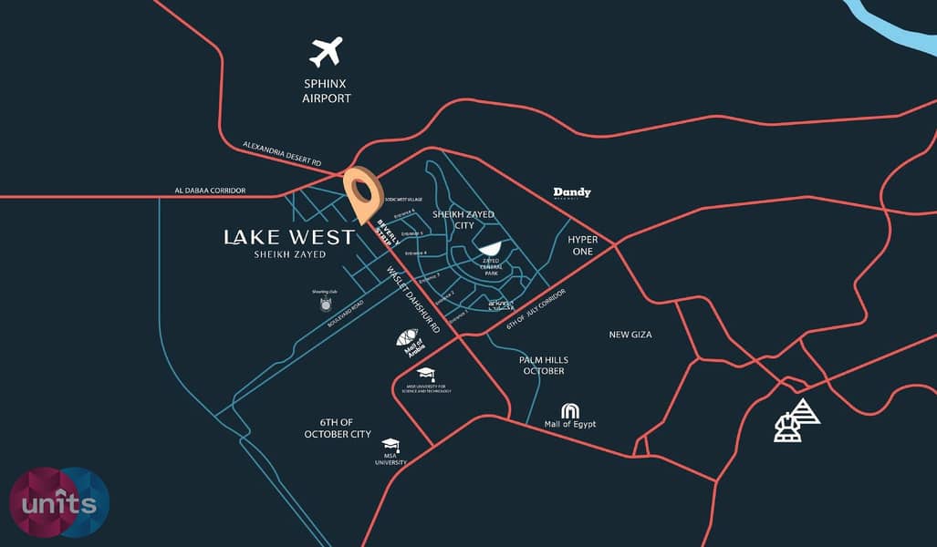 فيلا استلام فوري في كومبوند ليك ويست في قلب الشيخ زايد    Lake West 4