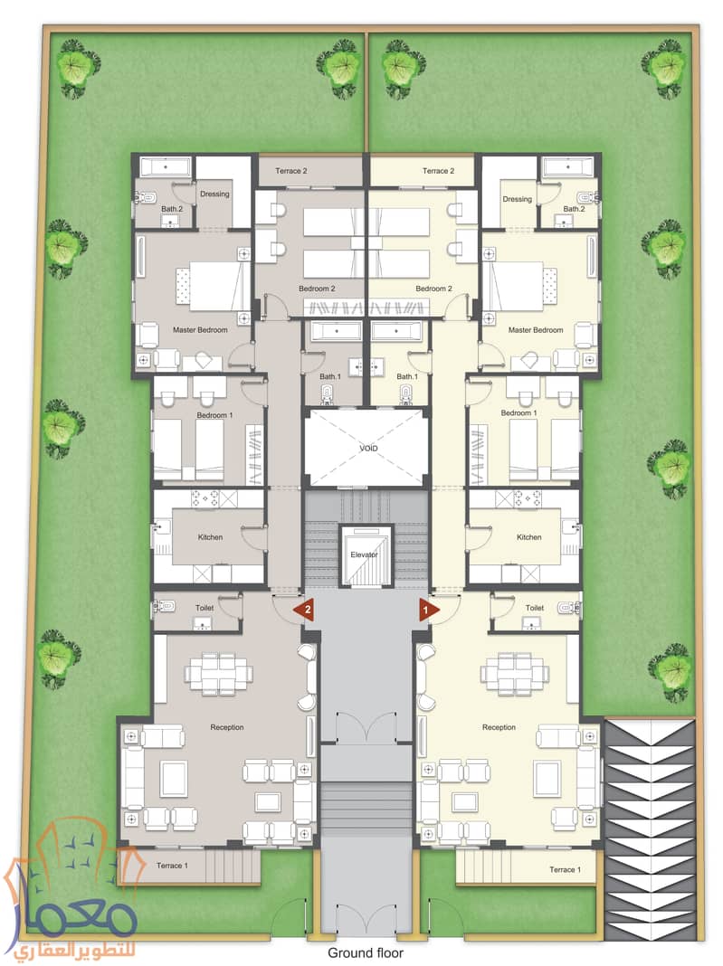 beit al watan new cairo شقة للبيع 195 متر استلام فوري بمقدم وتسهيلات في الحي الرابع بيت الوطن التجمع الخامس 3