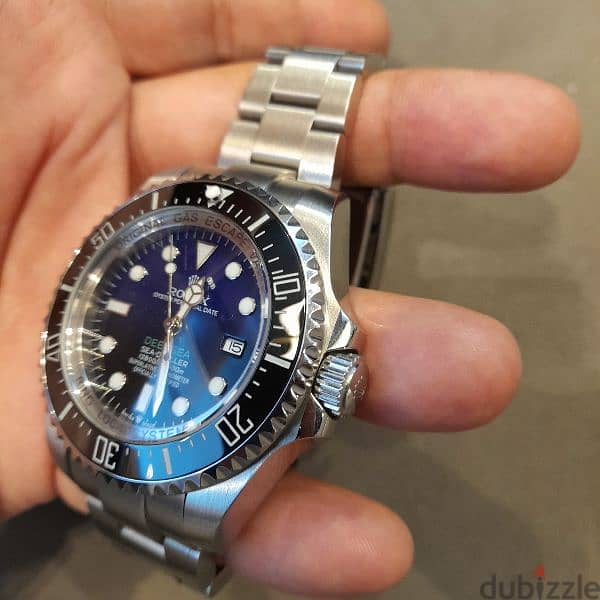 Rolex deep sea bleu dweller used v g condition mirror 0riginal 3