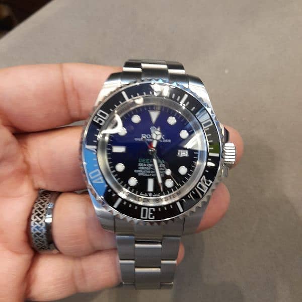 Rolex deep sea bleu dweller used v g condition mirror 0riginal 7