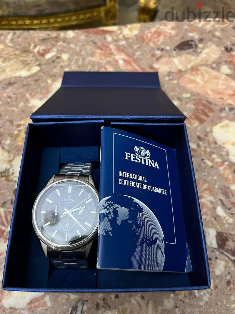 ساعه Festina جديدة بالضمان 4