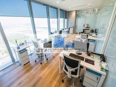 Office space for rent 120 SQM fully finished with ACs in South 90th / مكتب إداري للإيجار متشطب بالتكييفات علي التسعين الجنوبي - التجمع الخامس