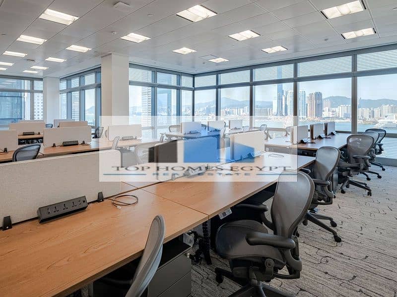 Office space for rent 120 SQM fully finished with ACs in South 90th / مكتب إداري للإيجار متشطب بالتكييفات علي التسعين الجنوبي - التجمع الخامس 2