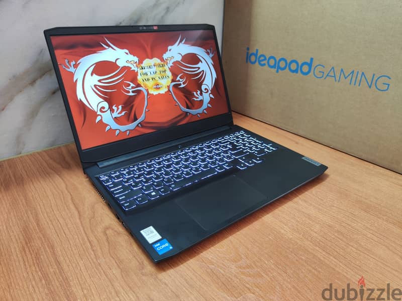 Lenovo ideapad gaming 3  i5 11300H GTX 1650 Gaming Laptop 11 جيل 7