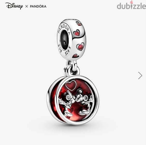 Pandora - Disney limited edition (mickey and minnie mouse kiss charm) 1